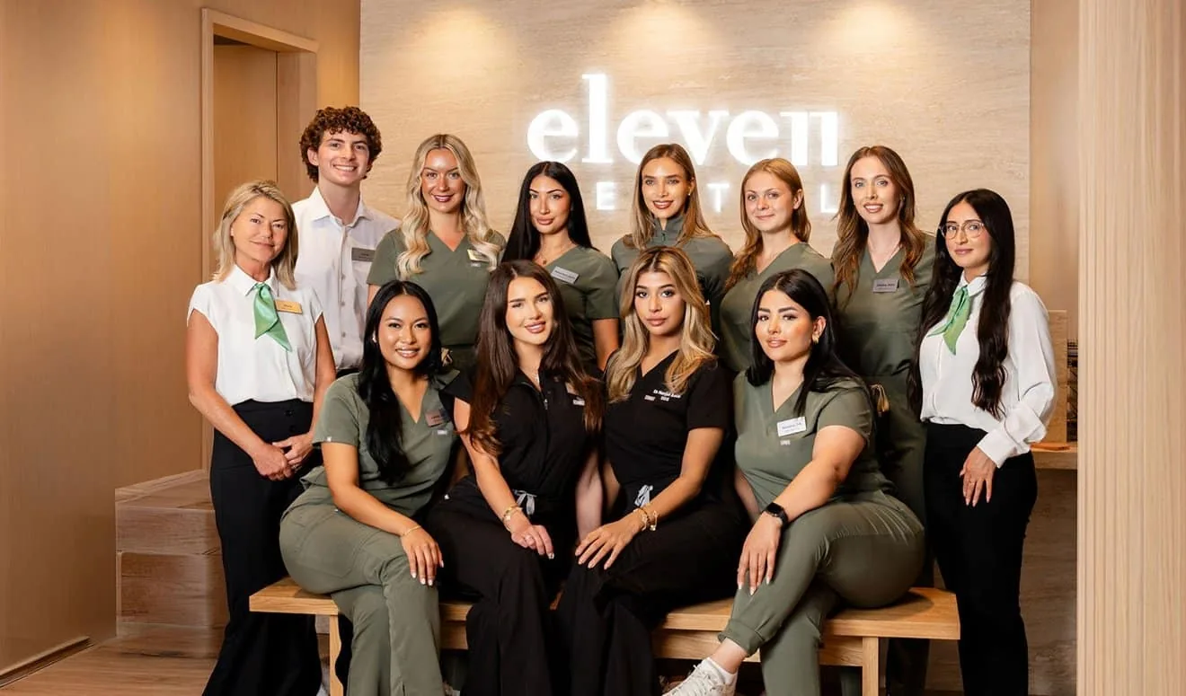 The Eleven Dental team in the clinic